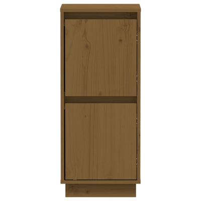 Sideboards 2 pcs Honey Brown 31.5x34x75 cm Solid Wood Pine Payday Deals