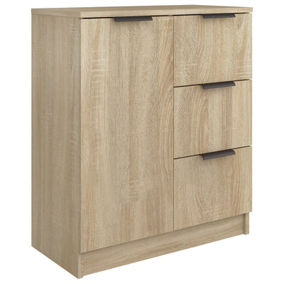 Sideboards 2 pcs Sonoma Oak 60x30x70 cm Engineered Wood Payday Deals