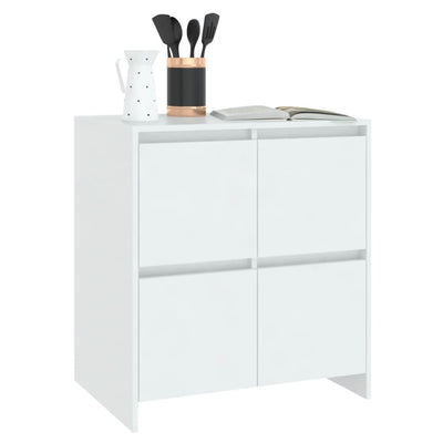 Sideboards 2 pcs White 70x41x75 cm Chipboard Payday Deals