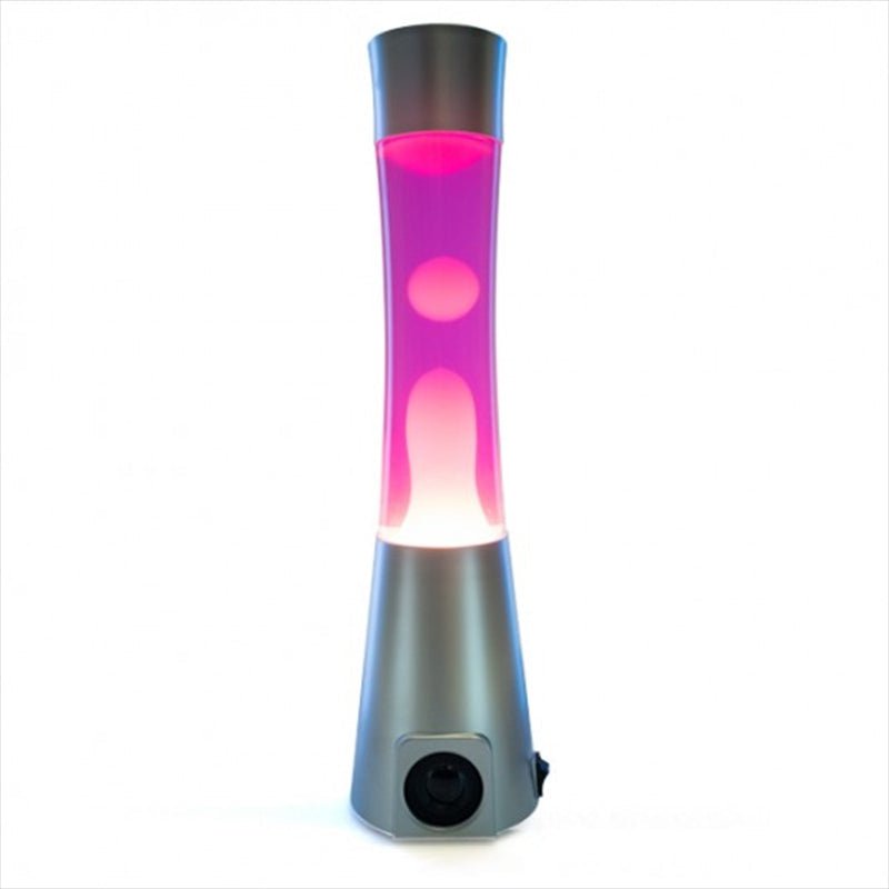 Silver/Pink/White Motion Lamp Bluetooth Speaker Payday Deals