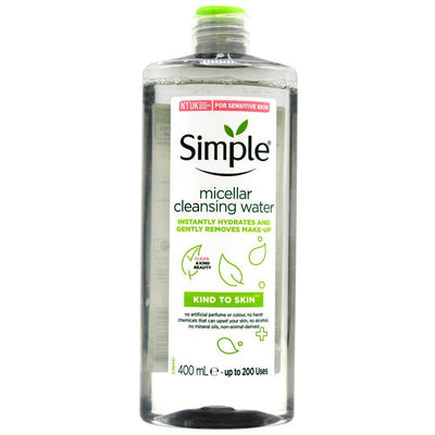 Simple Micellar Cleansing Water Kind To Skin 400ml Payday Deals