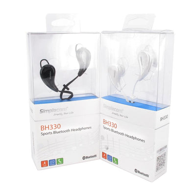 Simplecom BH330 Sports In-Ear Bluetooth Stereo Headphones White Payday Deals