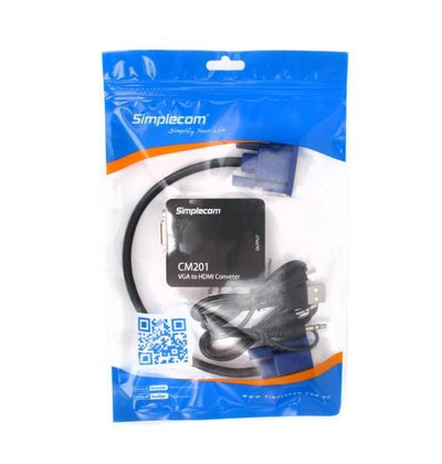 Simplecom CM201 Full HD 1080p VGA to HDMI Converter with Audio Payday Deals