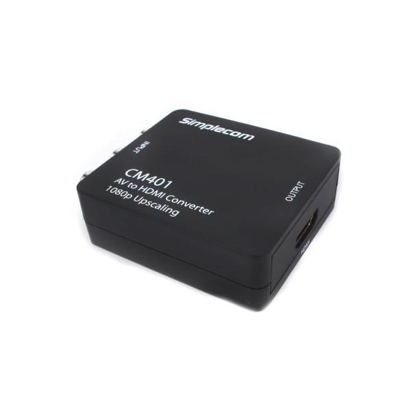 Simplecom CM401 Composite AV CVBS 3RCA to HDMI Video Converter 1080p Upscaling Payday Deals