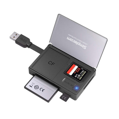 Simplecom CR309 3-Slot SuperSpeed USB 3.0 Card Reader with Card Storage Case Payday Deals