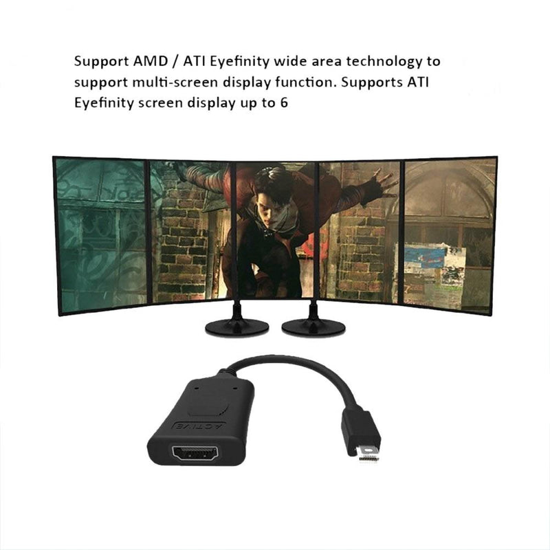 Simplecom DA101 Active MiniDP to HDMI Adapter 4K UHD (Thunderbolt and Eyefinity Compatible) Payday Deals