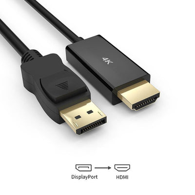 Simplecom DA201 4K DisplayPort to HDMI Cable 2160P Ultra HD 1.8M Payday Deals