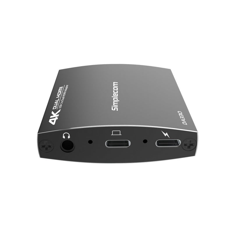 Simplecom DA330 USB-C to Dual HDMI MST Adapter 4K@60Hz with PD and Audio Out Payday Deals