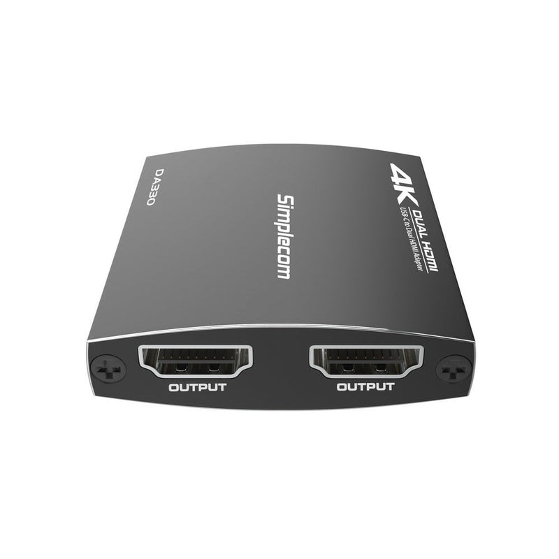 Simplecom DA330 USB-C to Dual HDMI MST Adapter 4K@60Hz with PD and Audio Out Payday Deals
