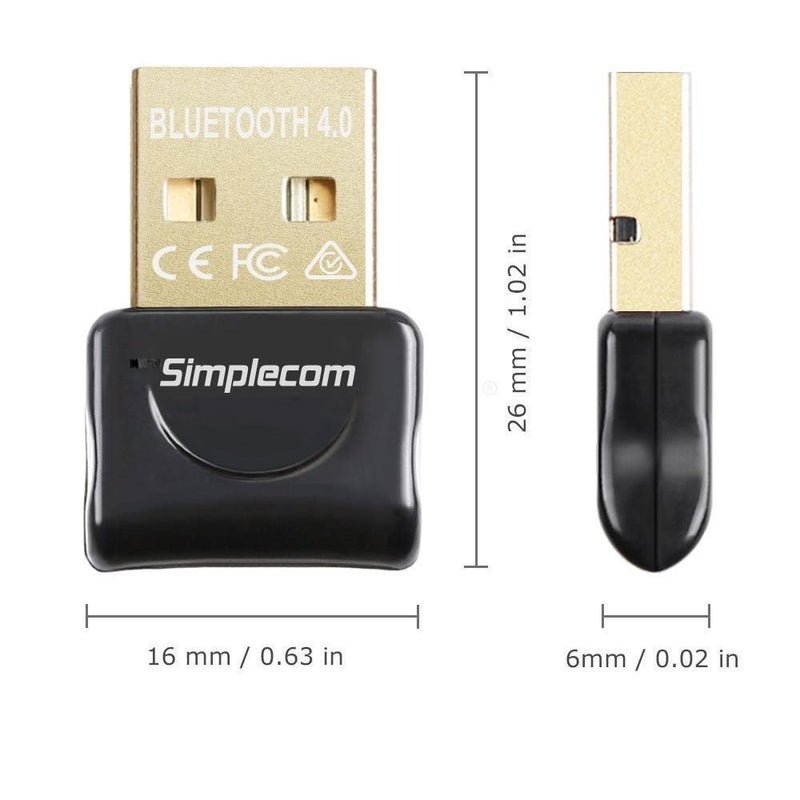 Simplecom NB407 USB Bluetooth 4.0 Widcomm Adapter Wireless Dongle with A2DP EDR Payday Deals