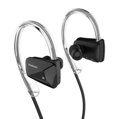 Simplecom NS200 Bluetooth Neckband Sports Headphones with NFC Black Payday Deals