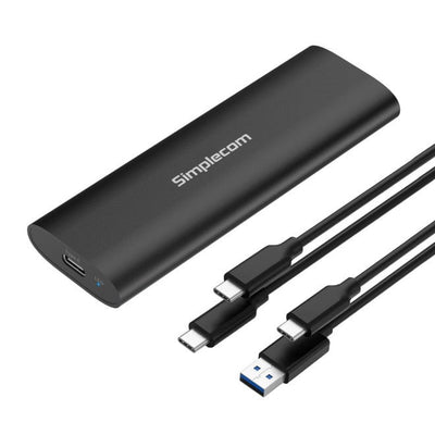 Simplecom SE516 NVMe / SATA Dual Protocol M.2 SSD Tool-Free USB-C Enclosure USB 3.2 Gen 2 10Gbps Payday Deals