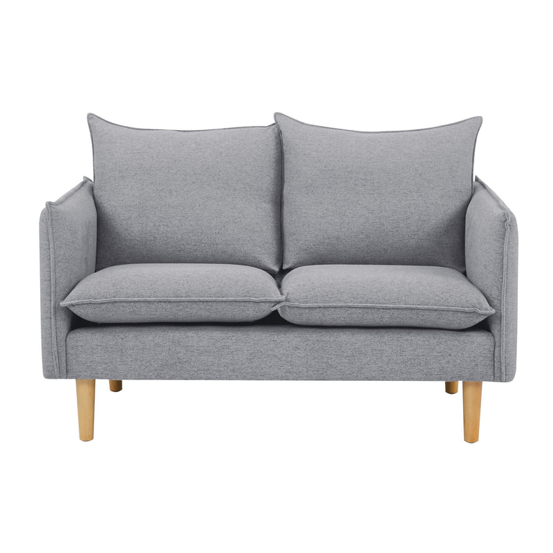 Sinatra 2 + 3 Seater Fabric Sofa Lounge Couch Grey Payday Deals