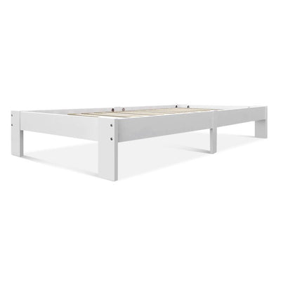 Single Wooden Bed Base Frame Size JADE Timber Foundation Mattress Platform