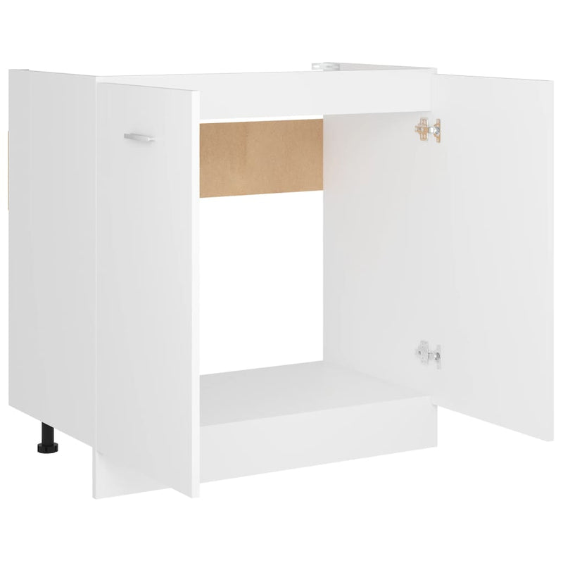 Sink Bottom Cabinet White 80x46x81.5 cm Chipboard Payday Deals