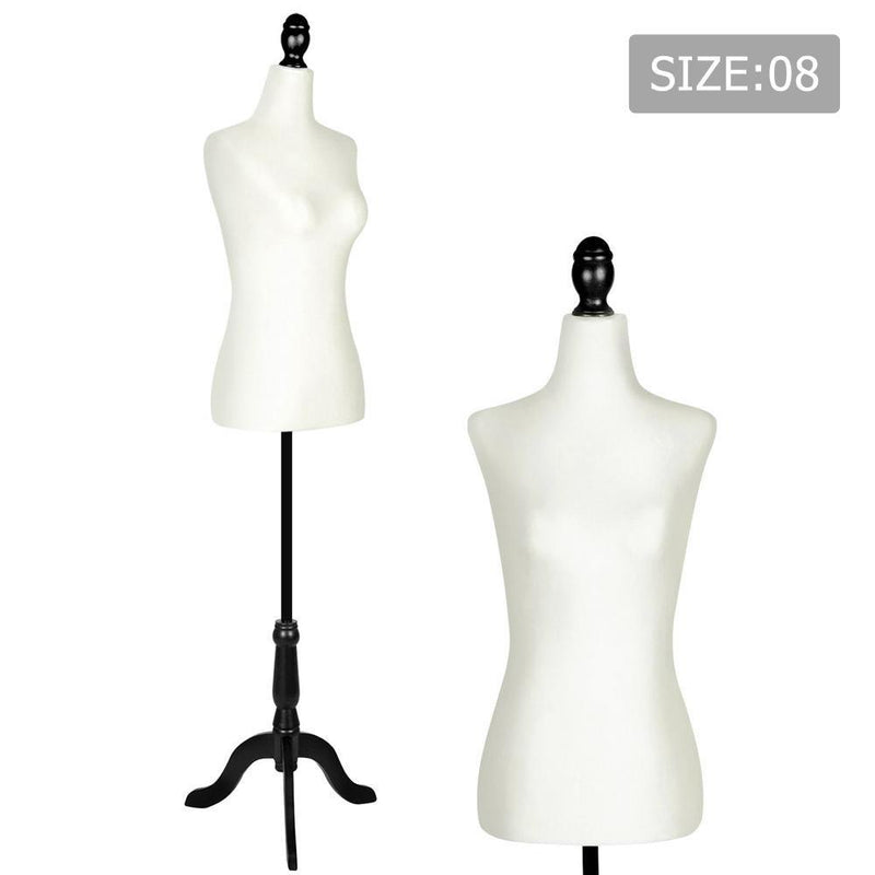 Size 8 Female Mannequin - Black & White