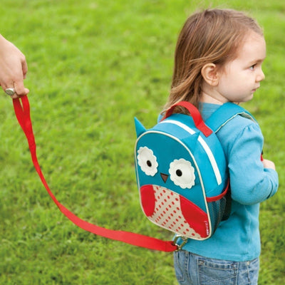Skip Hop Zoo Toddler Backpack with Rein Owl