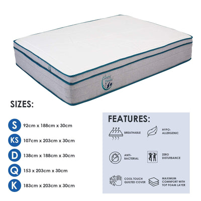 Sleepy Panda Pocket Spring Mattress-King Payday Deals