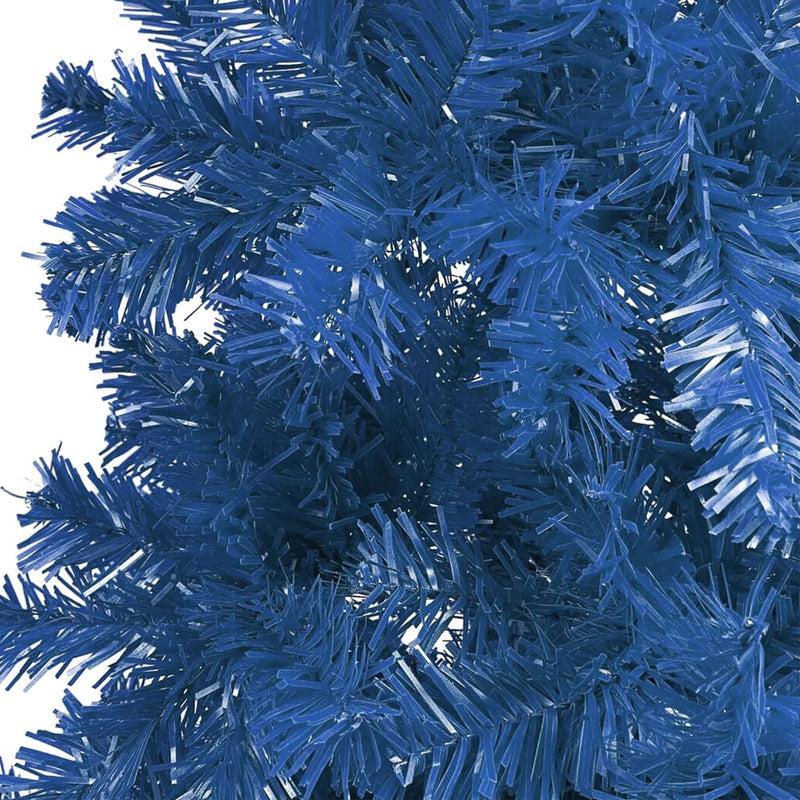 Slim Christmas Tree with LEDs&Ball Set Blue 150 cm Payday Deals