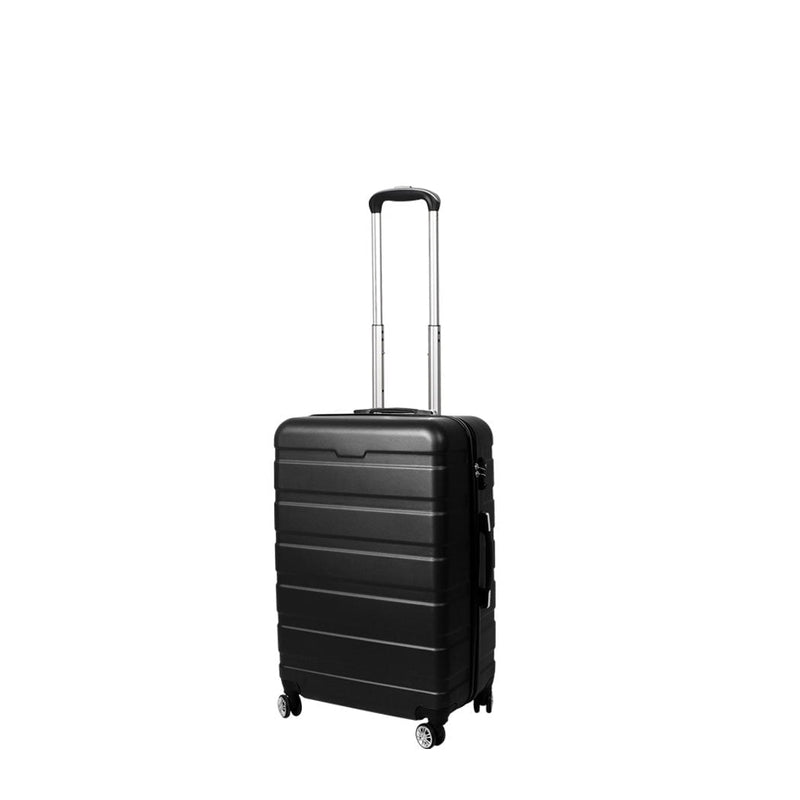 Slimbridge 20" Luggage Suitcase Trolley Travel Packing Lock Hard Shell Black Payday Deals