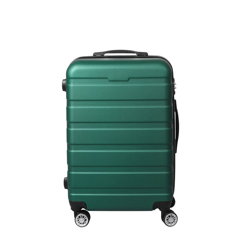 Slimbridge 20" Luggage Suitcase Trolley Travel Packing Lock Hard Shell Green Payday Deals