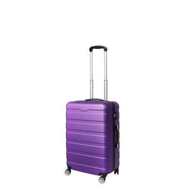 Slimbridge 20" Luggage Suitcase Trolley Travel Packing Lock Hard Shell Purple Payday Deals