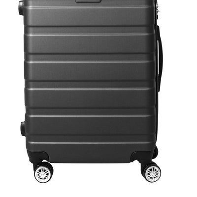 Slimbridge 24" Luggage Suitcase Trolley Travel Packing Lock Hard Shell Dark Grey Payday Deals