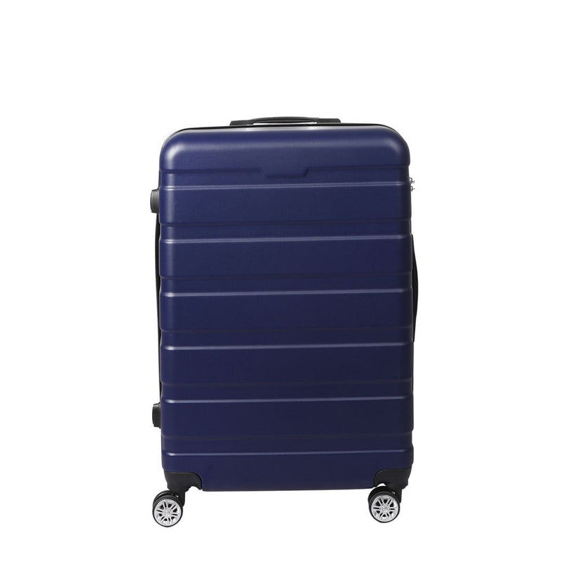 Slimbridge 24" Luggage Suitcase Trolley Travel Packing Lock Hard Shell Navy Payday Deals