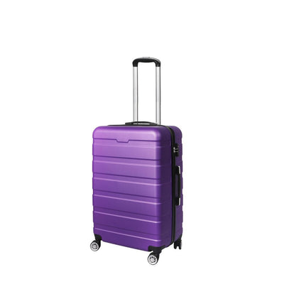 Slimbridge 24" Luggage Suitcase Trolley Travel Packing Lock Hard Shell Purple