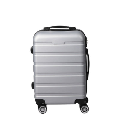 Slimbridge 24" Luggage Suitcase Trolley Travel Packing Lock Hard Shell Silver Payday Deals