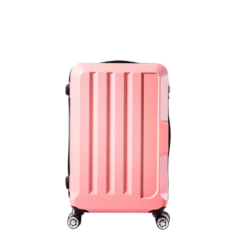 Slimbridge 24" Travel Luggage Lightweight Check In Cabin Suitcase TSA Rose Gold Payday Deals