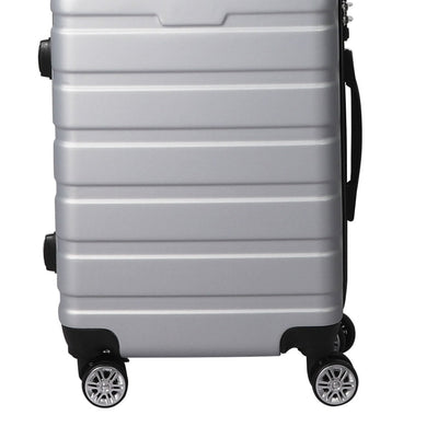 Slimbridge 28" Luggage Suitcase Trolley Travel Packing Lock Hard Shell Silver Payday Deals