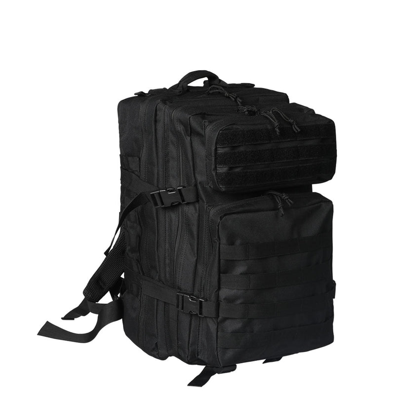 Slimbridge 45L Waterproof Backpack Military Hiking Camping Rucksack Outdoor Black Payday Deals