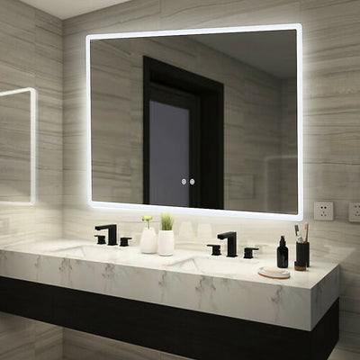 Smart Mirror Bathroom with Bluetooth Vanity LED Lighted Wall Mirror 1000x700mm Payday Deals