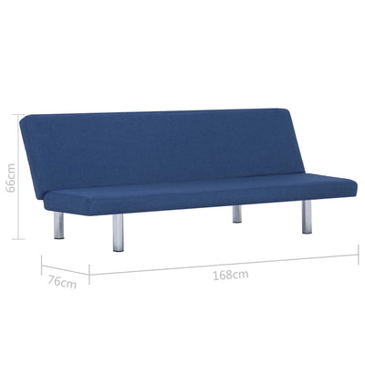 Sofa Bed Blue Polyester Payday Deals
