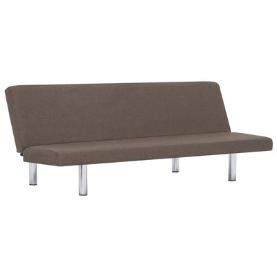 Sofa Bed Taupe Polyester Payday Deals
