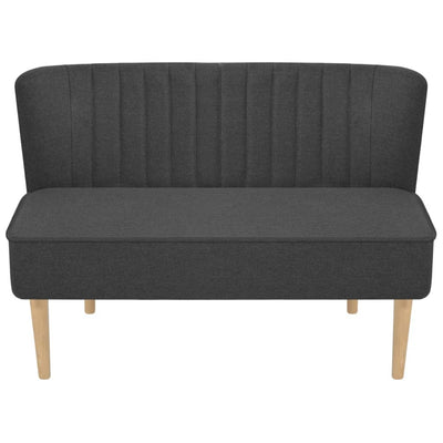 Sofa Fabric 117x55.5x77 cm Dark Grey Payday Deals