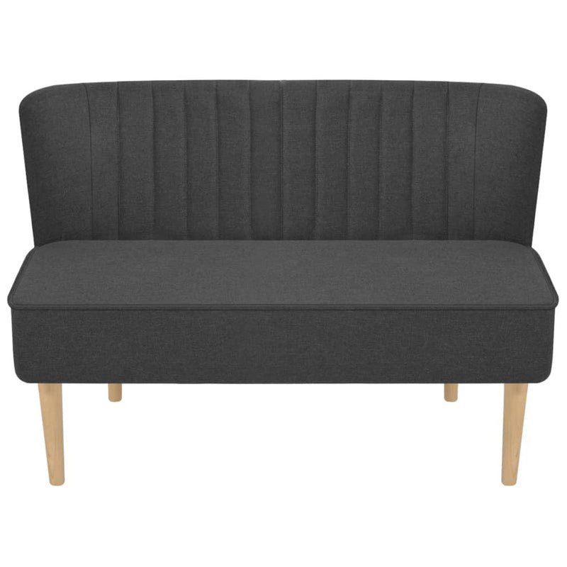 Sofa Fabric 117x55.5x77 cm Dark Grey Payday Deals