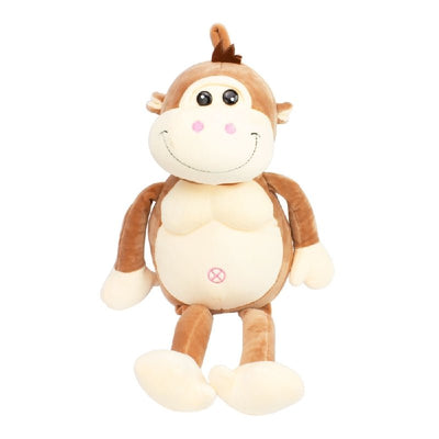 Soft Plush Hanging Monkey 42cm Brown