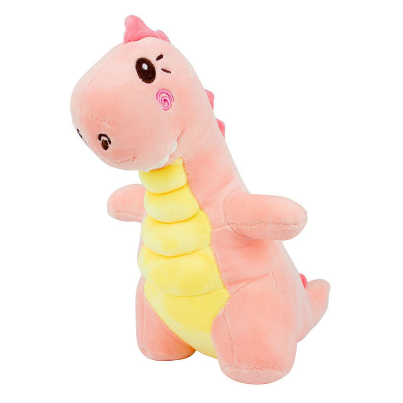 Soft Stuffed Toy Animal Plush Huggable Play Dinosaur 25 Cm Pink Payday Deals
