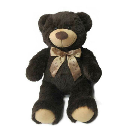 Soft Toys Huggable Teddy Bear Stuffed Toy Dark Brown 25cm