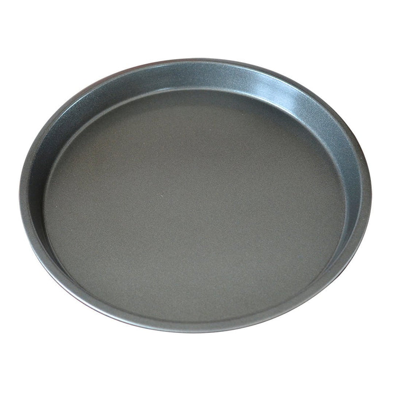 SOGA 10-inch Round Black Steel Non-stick Pizza Tray Oven Baking Plate Pan Payday Deals