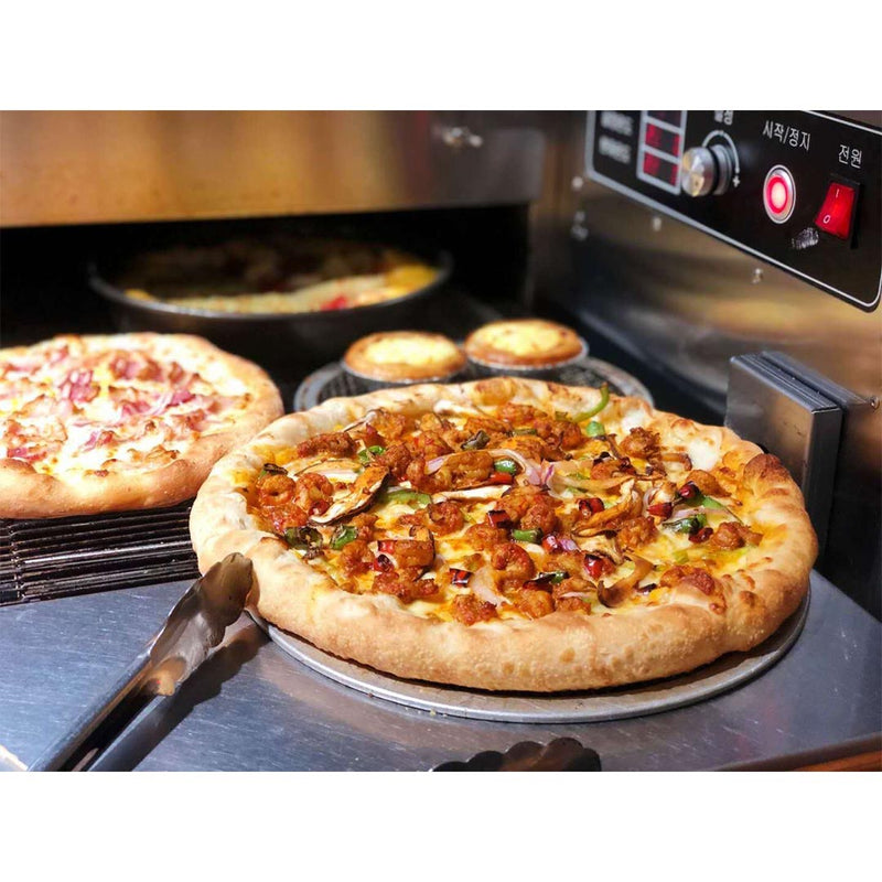 SOGA 14-inch Round Seamless Aluminium Nonstick Commercial Grade Pizza Screen Baking Pan Payday Deals