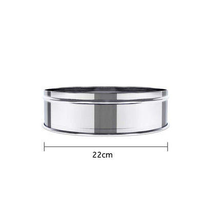 SOGA 2X 5 Tier Stainless Steel Steamers With Lid Work inside of Basket Pot Steamers 22cm Payday Deals