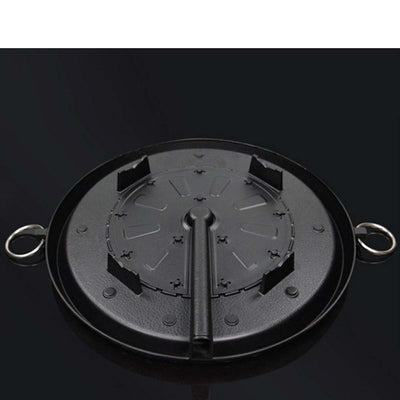 SOGA 2X Portable Korean BBQ Butane Gas Stove Stone Grill Plate Non Stick Coated Round Payday Deals