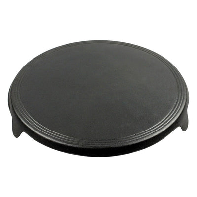 SOGA 33CM Reversible Round Cast Iron Crepes Pan Baking Cookie Pancake Pizza Bakeware Payday Deals