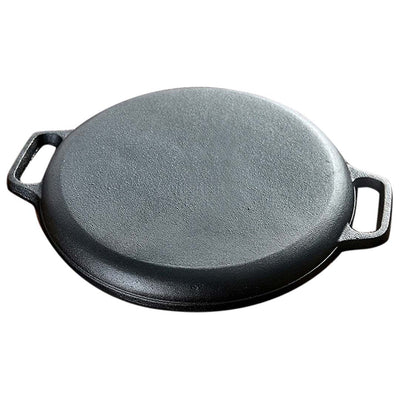 SOGA Cast Iron 30cm Frying Pan Skillet Coating Steak Sizzle Platter Payday Deals