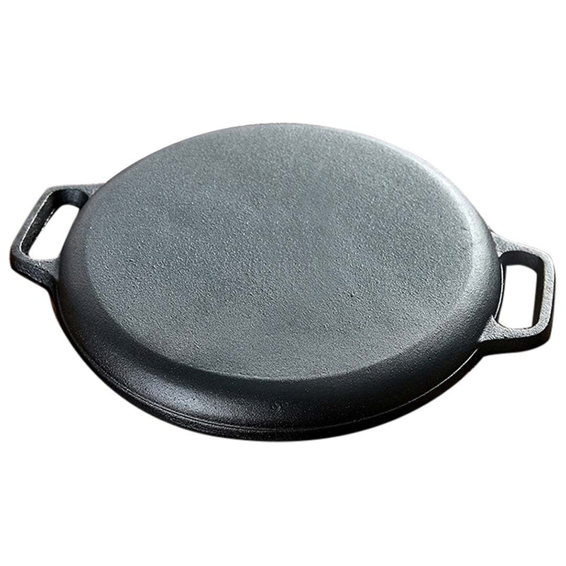 SOGA Cast Iron 35cm Frying Pan Skillet Coating Steak Sizzle Platter Payday Deals