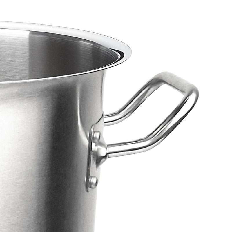 SOGA Stock Pot 225L Top Grade Thick Stainless Steel Stockpot 18/10 Without Lid Payday Deals