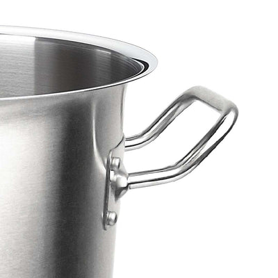 SOGA Stock Pot 33L Top Grade Thick Stainless Steel Stockpot 18/10 Without Lid Payday Deals